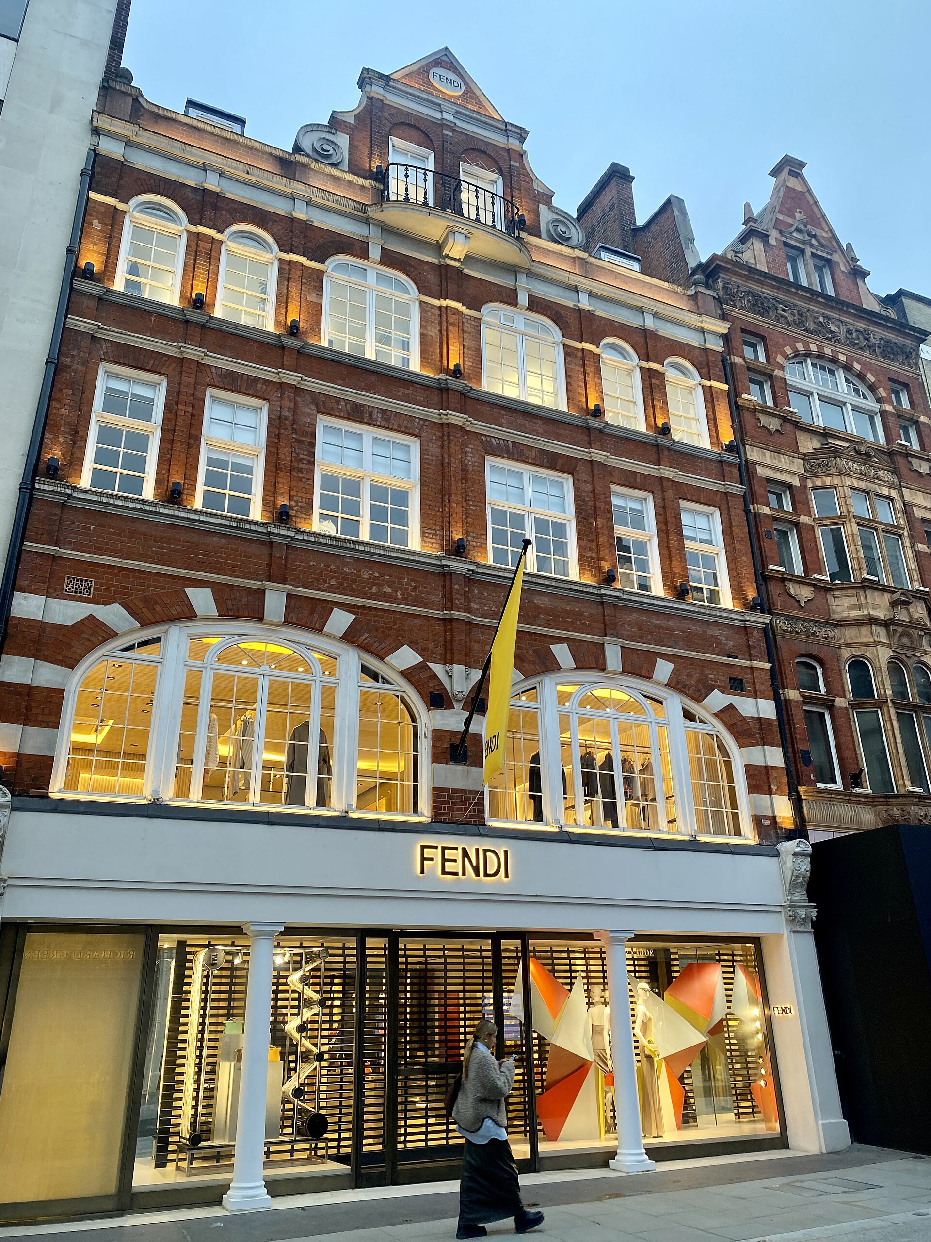 FENDI boutique at 141 New Bond Street